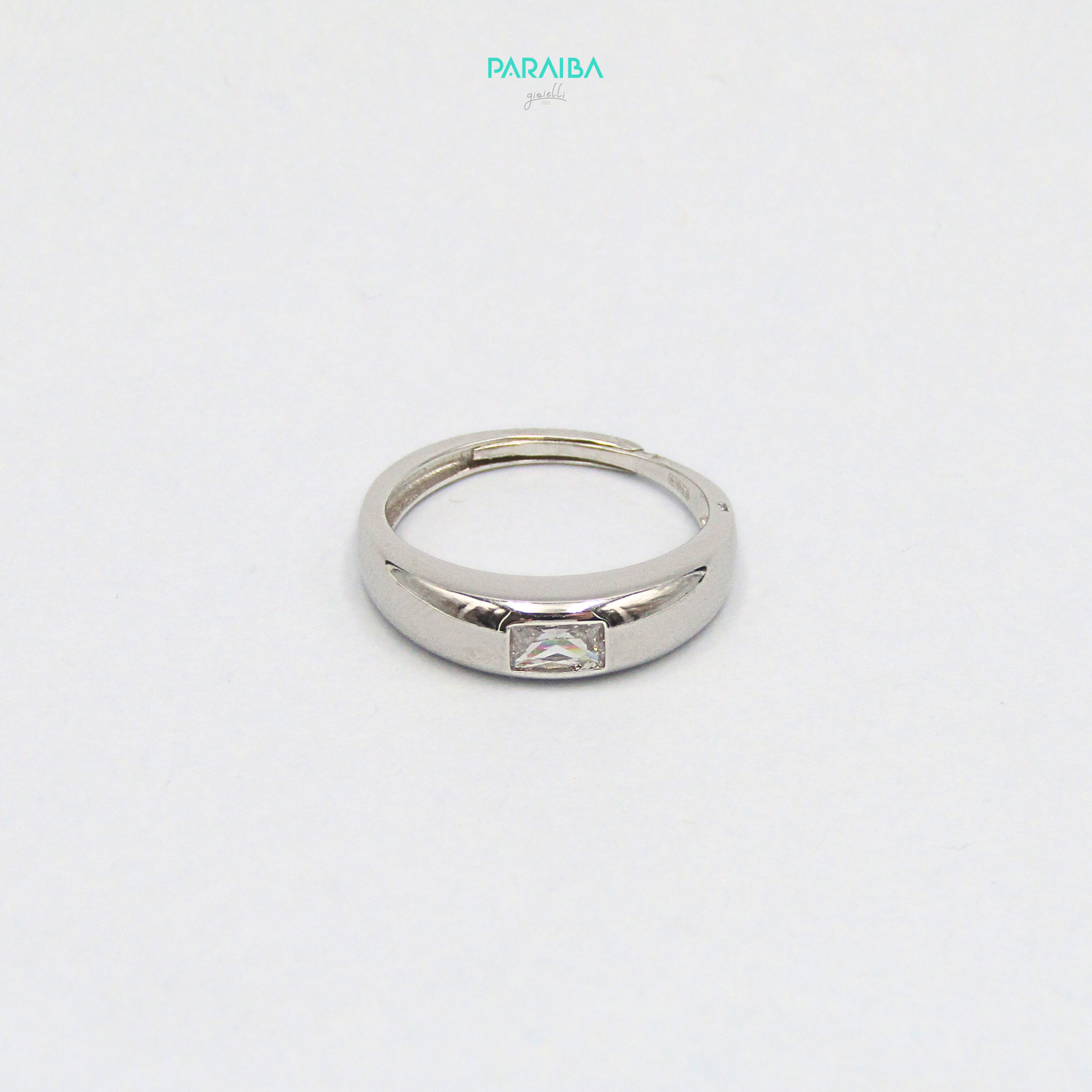 Anello fascia baguette