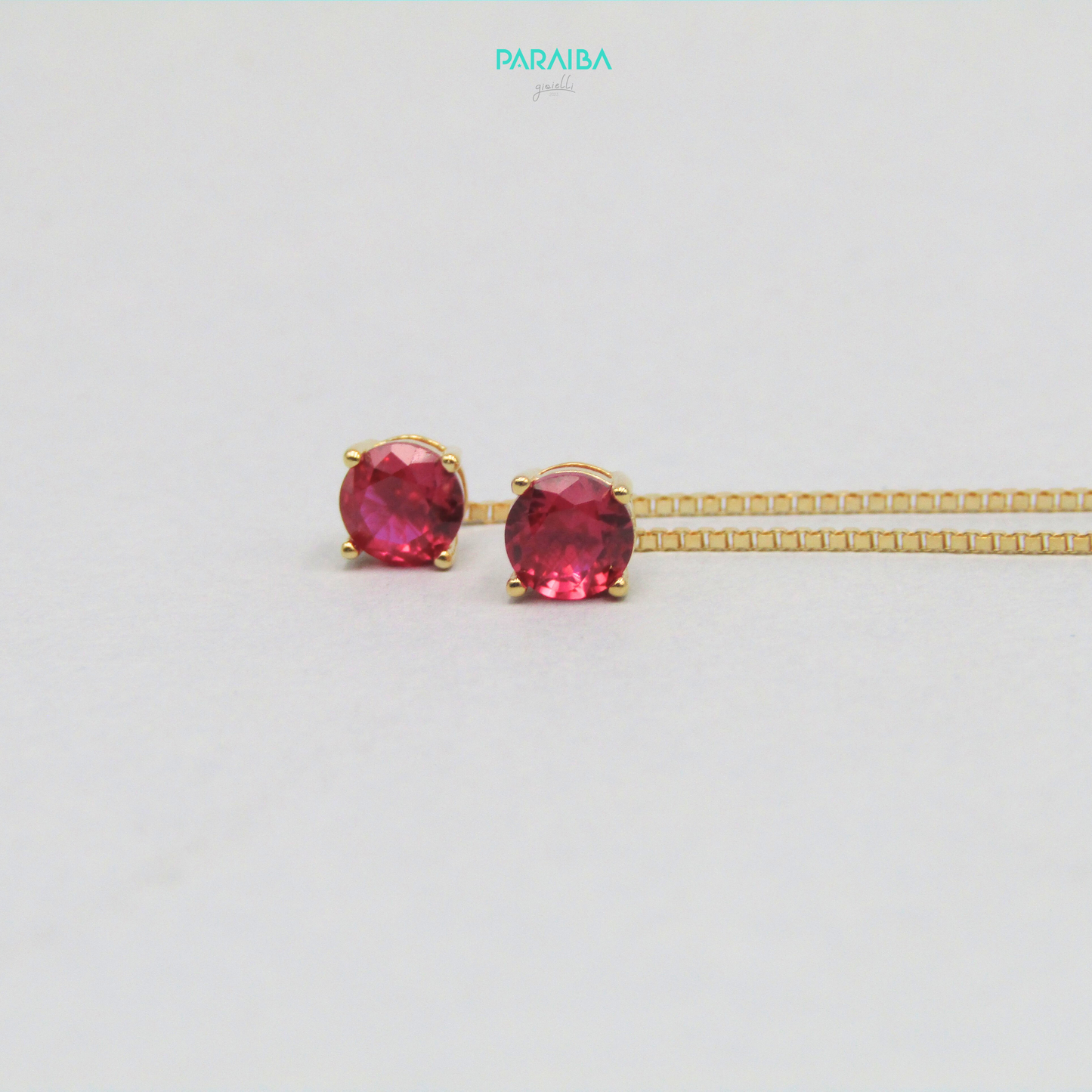 Heart stone drop earring