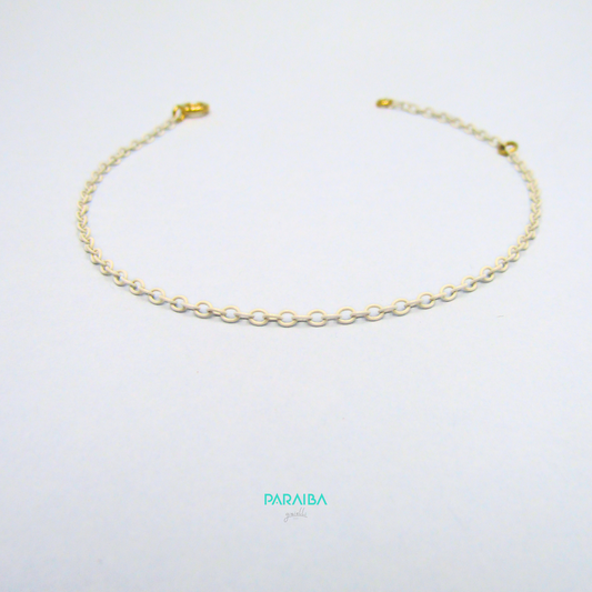 Bracciale catenina rolo verniciata