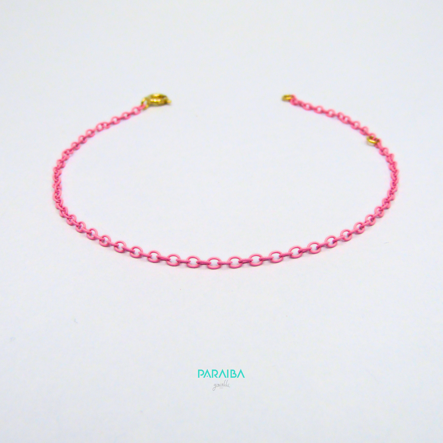 Bracciale catenina rolo verniciata