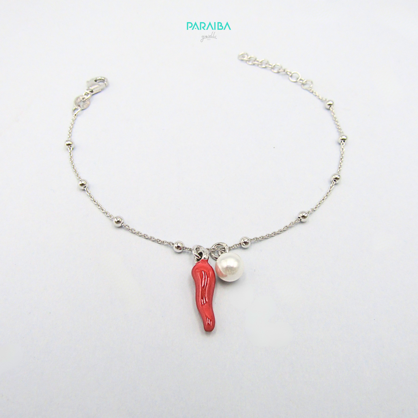 Bracciale cornetto e perla