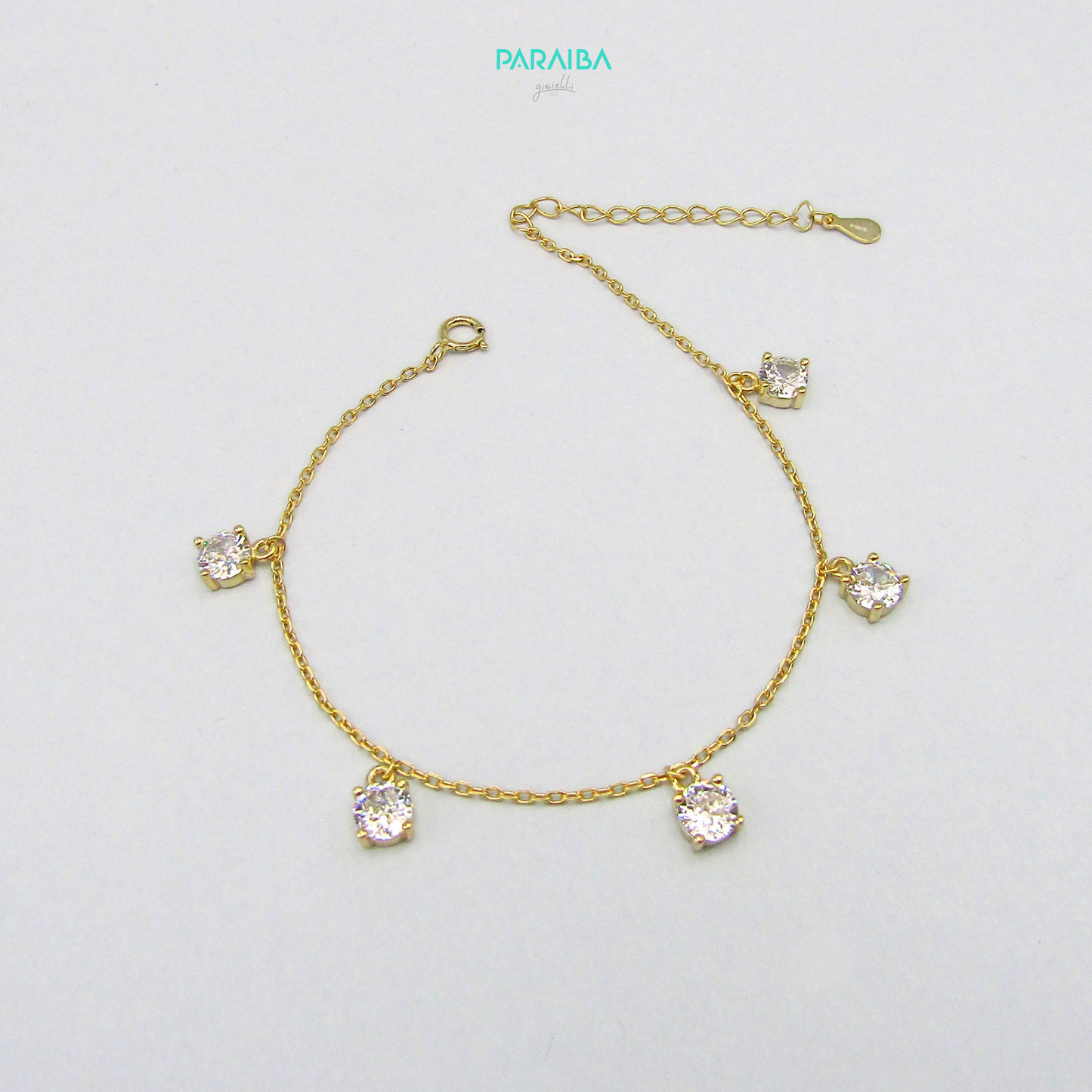 Bracciale con punti luce pendenti