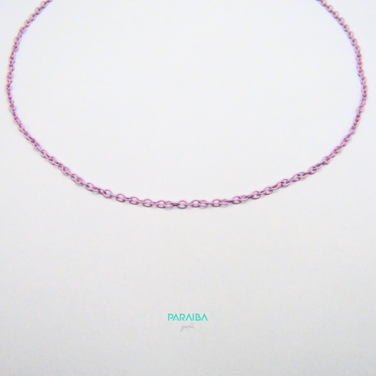 Collana catenina rolo verniciata