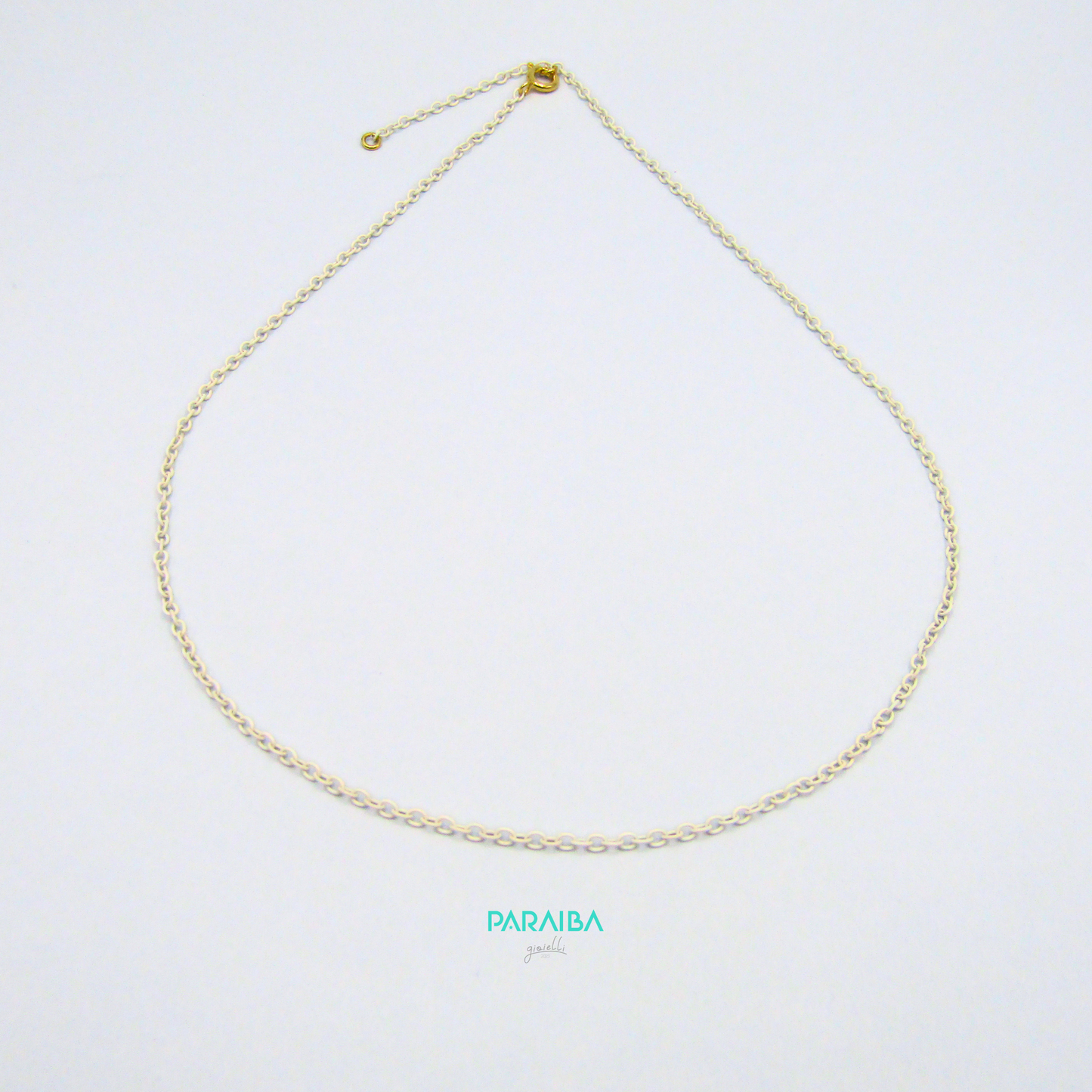 Collana catenina rolo verniciata