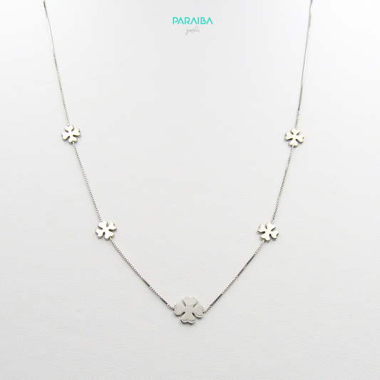Collana 5 quadrifogli