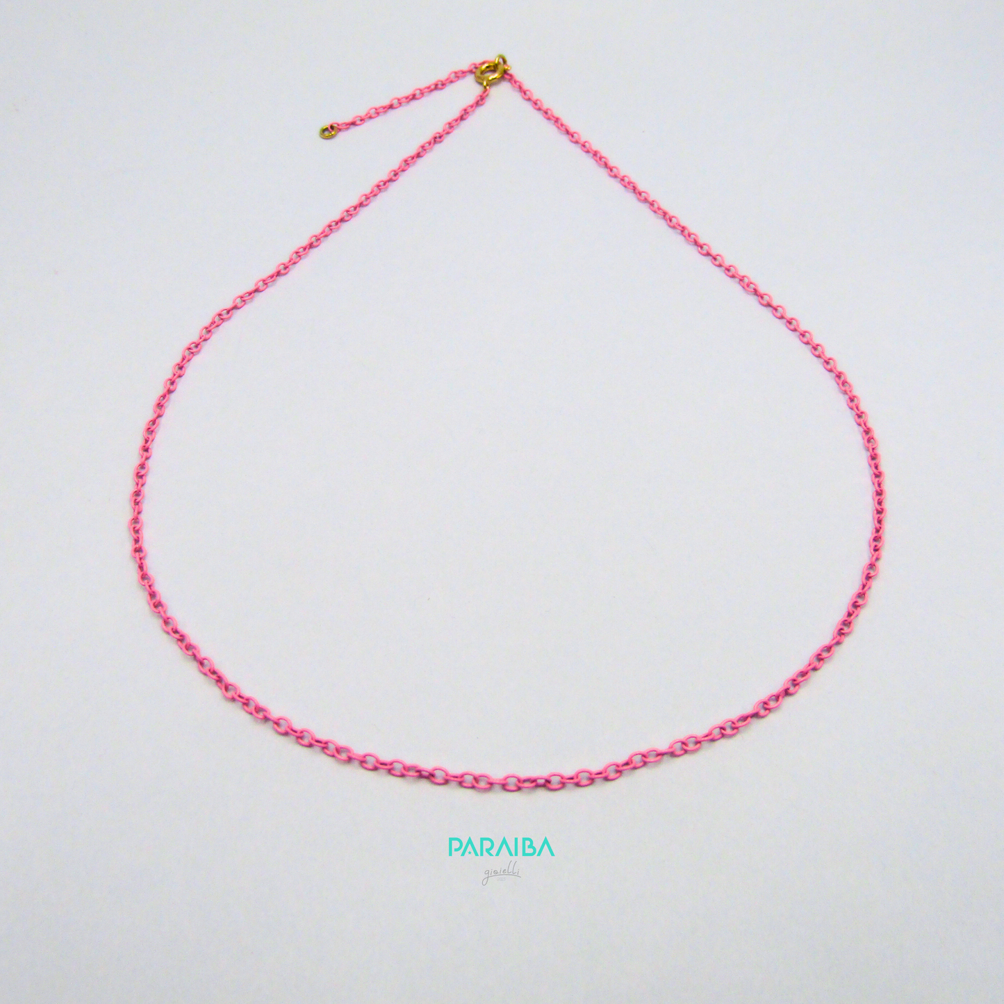 Collana catenina rolo verniciata