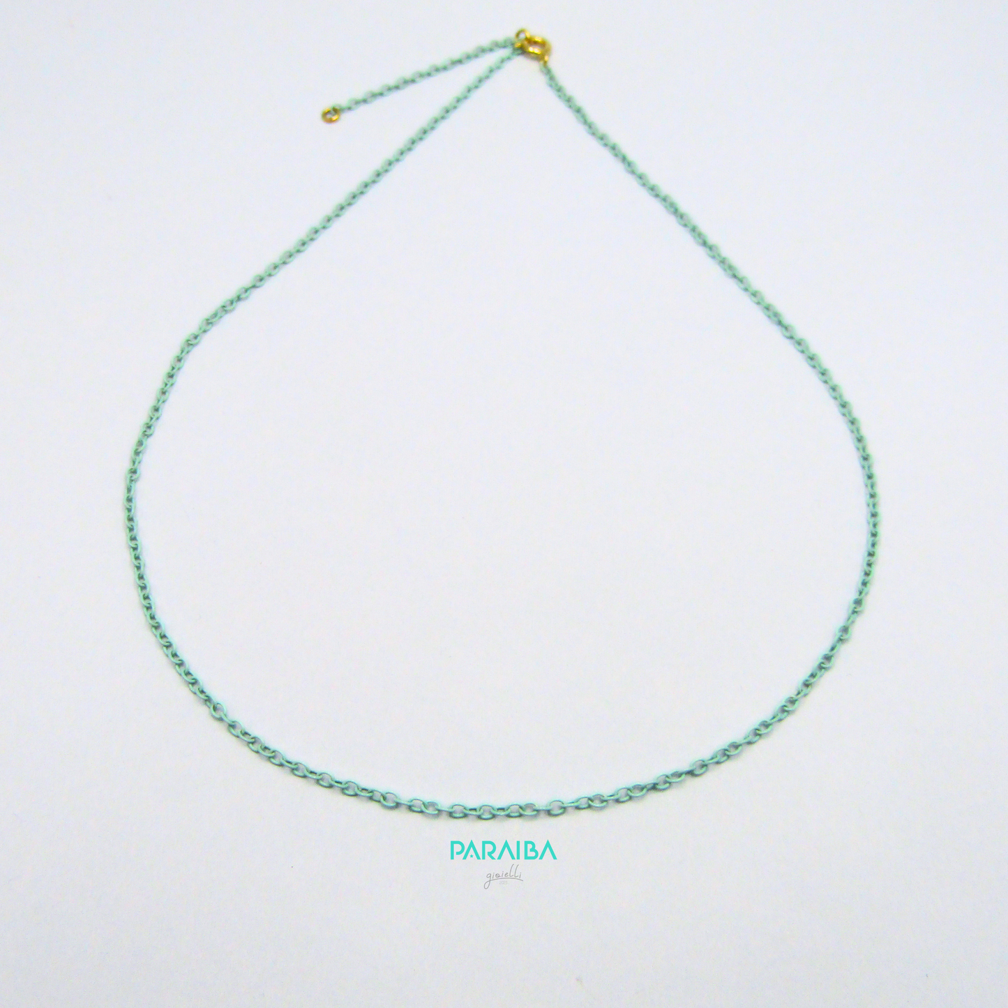 Collana catenina rolo verniciata