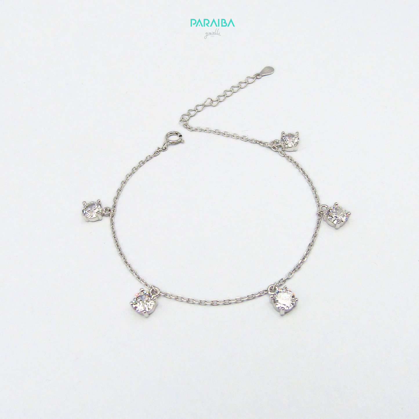 Bracciale con punti luce pendenti