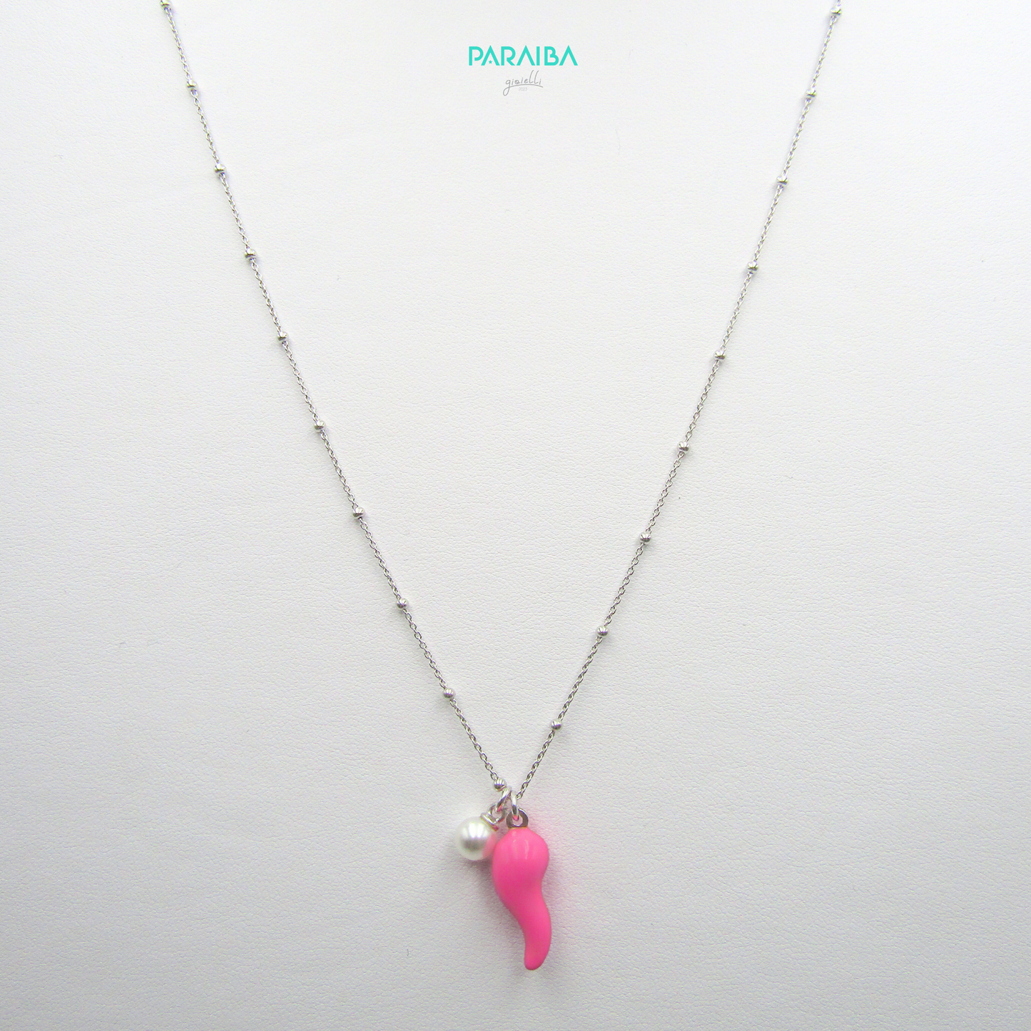 Collana cornetto e perla