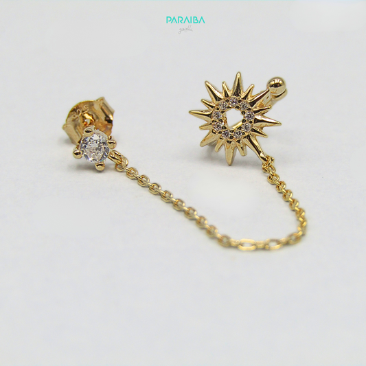 Orecchino earcuff e punto luce