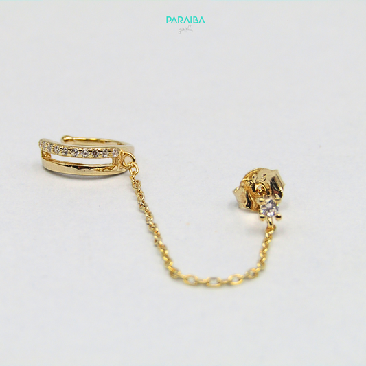 Orecchino earcuff e punto luce