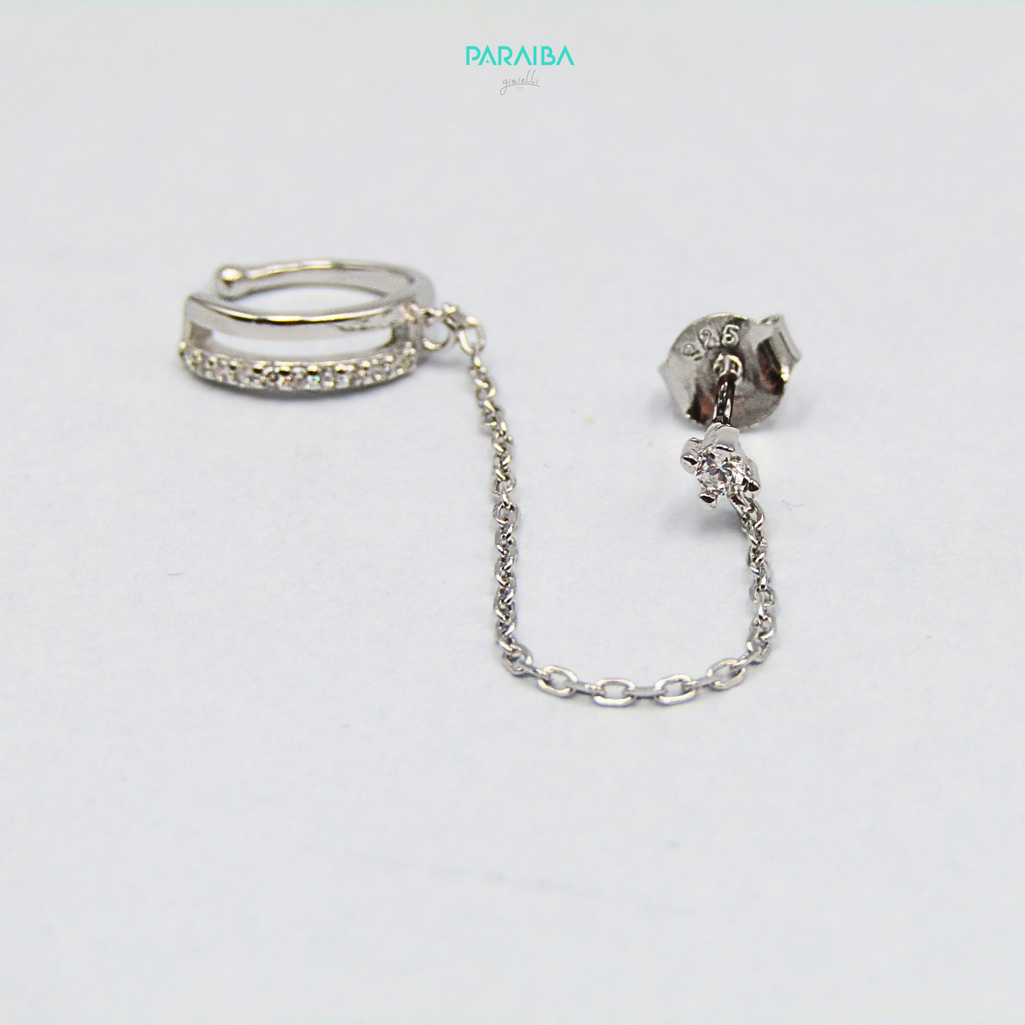 Orecchino earcuff e punto luce
