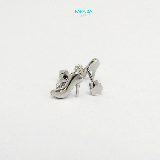 Heeled shoe earrings