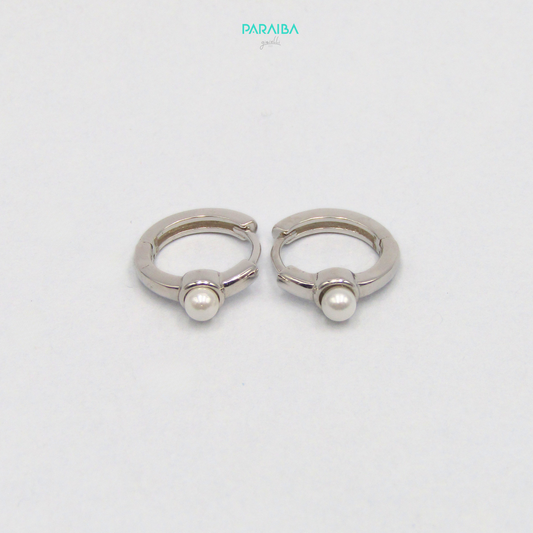 Orecchino scattino perla cipollino