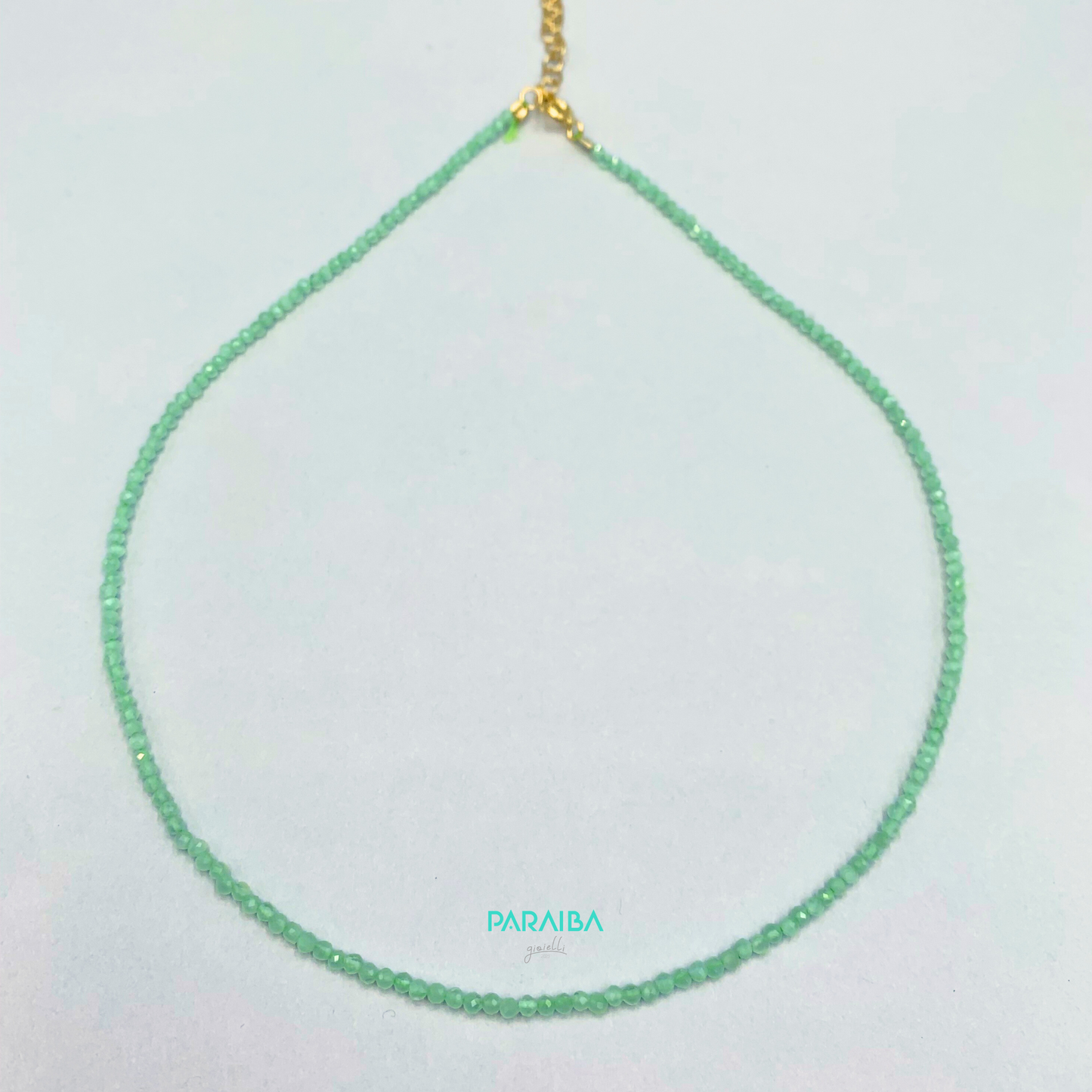 Collana perline mono colore