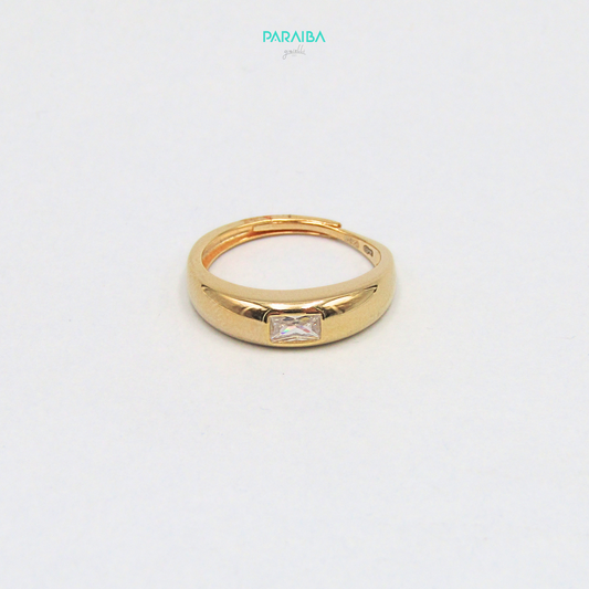 Anello fascia baguette