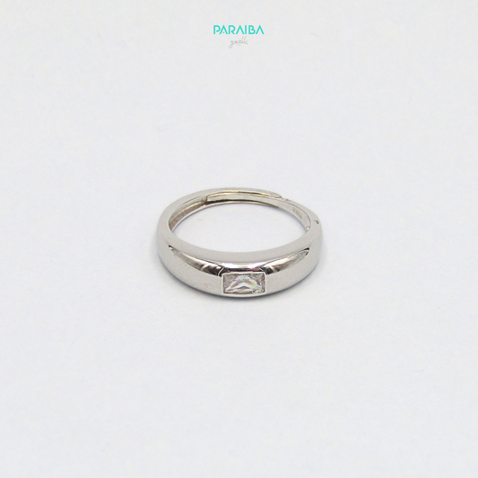 Anello fascia baguette