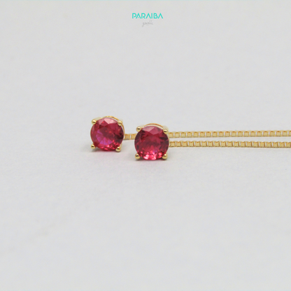 Orecchino saliscendi punto luce Ruby