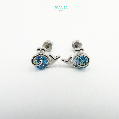 Whale Earrings