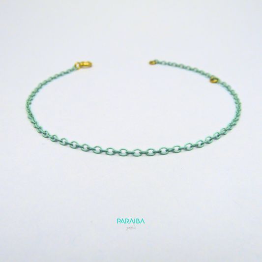 Bracciale catenina rolo verniciata
