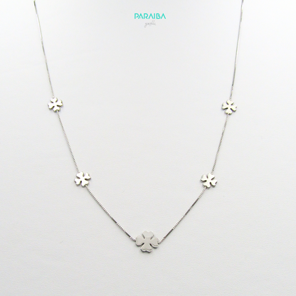 Collana 5 quadrifogli