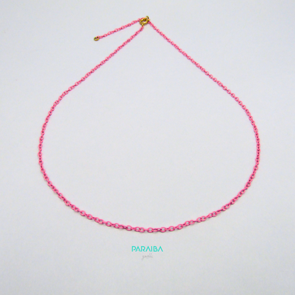 Collana catenina rolo verniciata