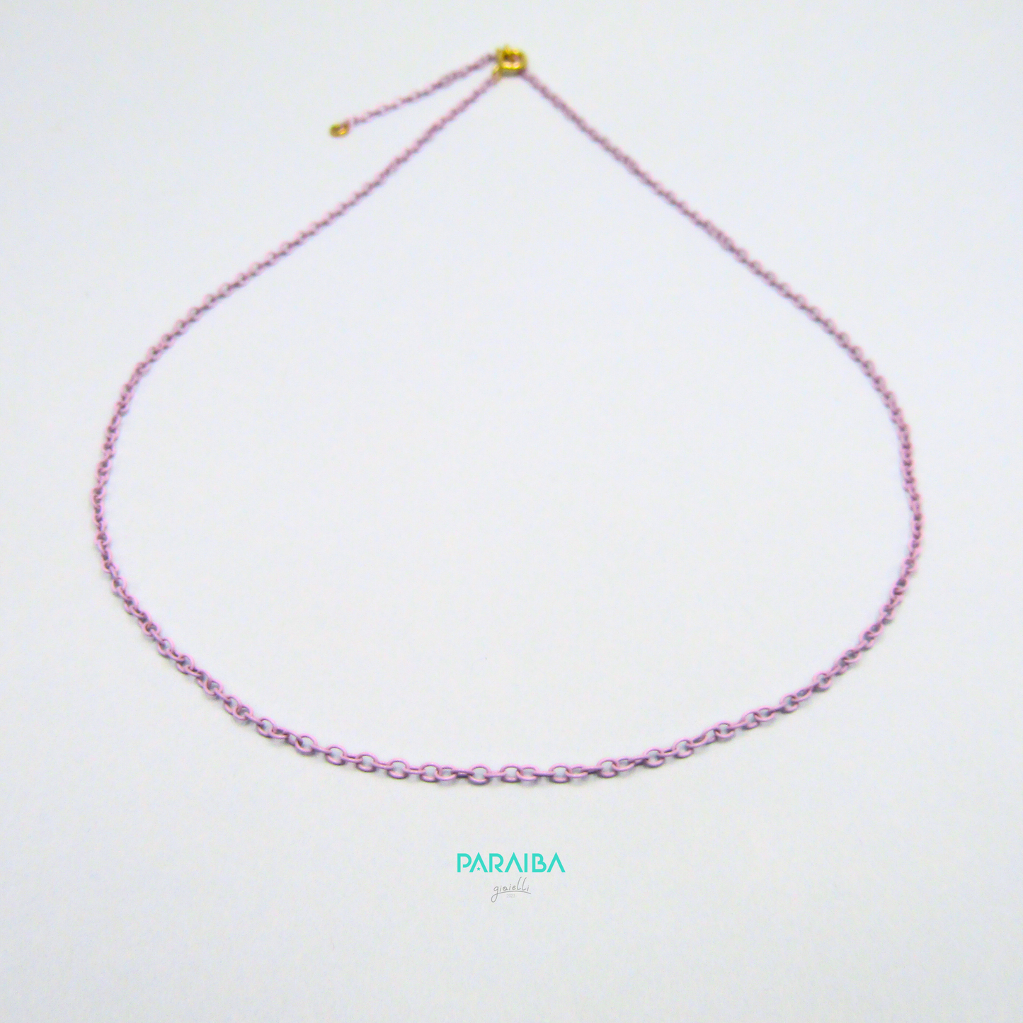 Collana catenina rolo verniciata