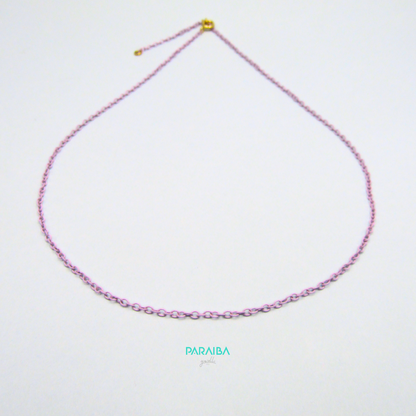 Collana catenina rolo verniciata