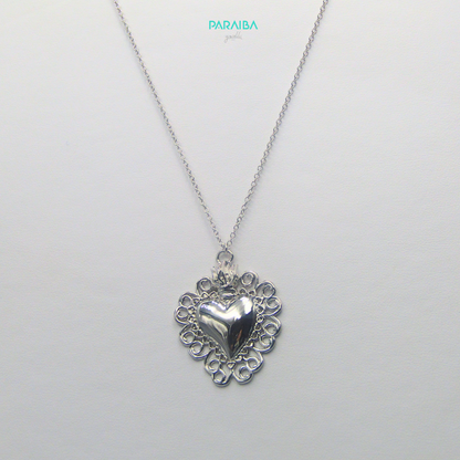 Collana cuore sacro grande