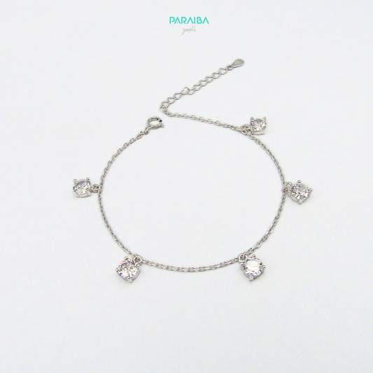 Bracciale con punti luce pendenti