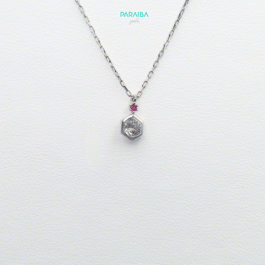 Collana punto luce esagono