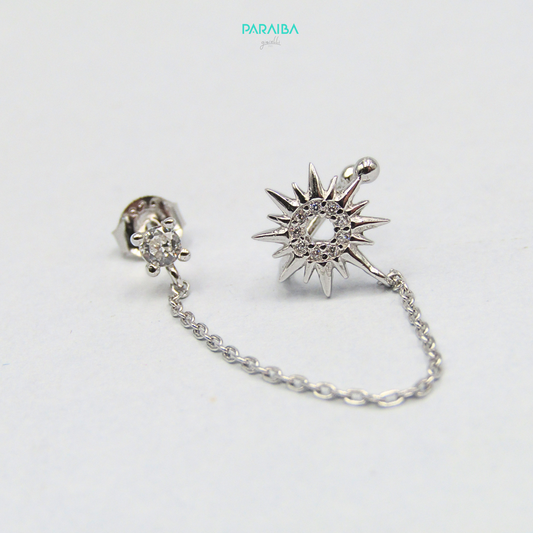 Orecchino earcuff e punto luce