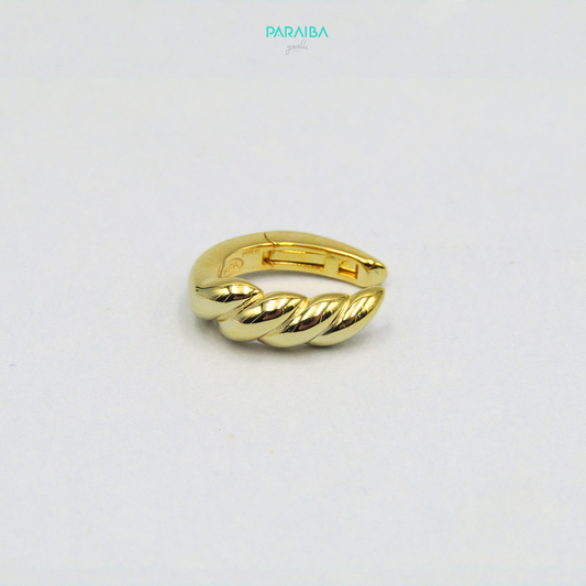 Orecchino earcuff intrecciati