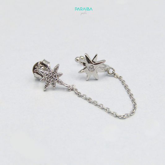Orecchino earcuff e stellina