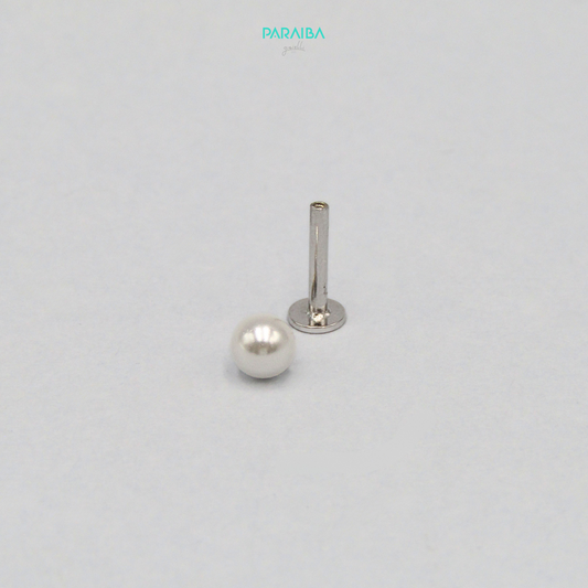 Orecchino piercing perla 3 mm